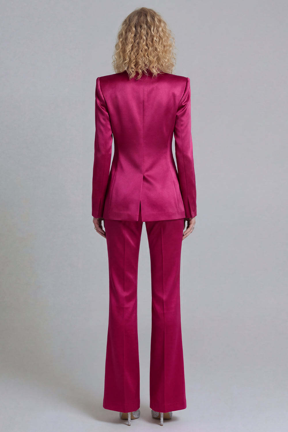 Peak Lapel Blue 2 Piece Single Breasted Business Suits