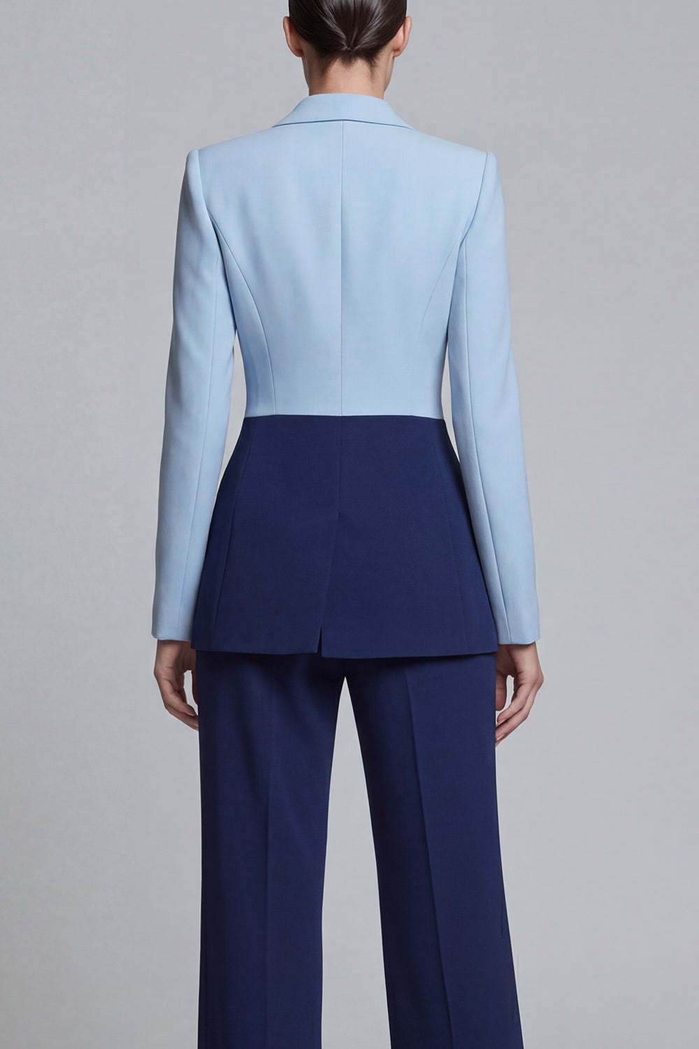 Black Pink 2 Piece Single Breasted Peak Lapel Women Formal Suits