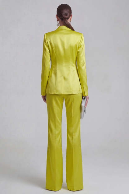 White Peak Lapel Long Sleeves 2 Piece Business Suits