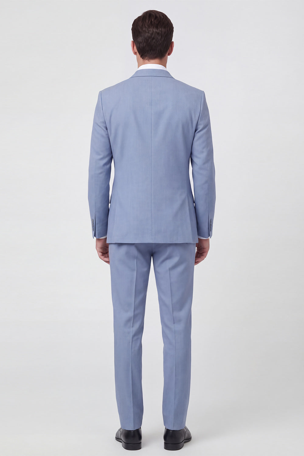 Single Breasted Light Blue Shawl Lapel 2-Piece Men's Wedding Suits
