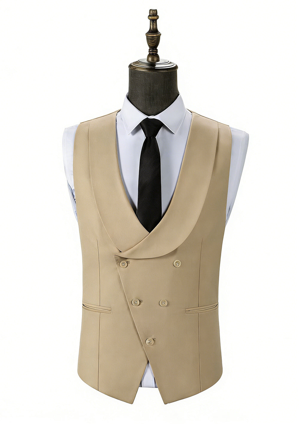 Shawl Lapel Dark Green 3 Piece One Button Men's Prom Suits