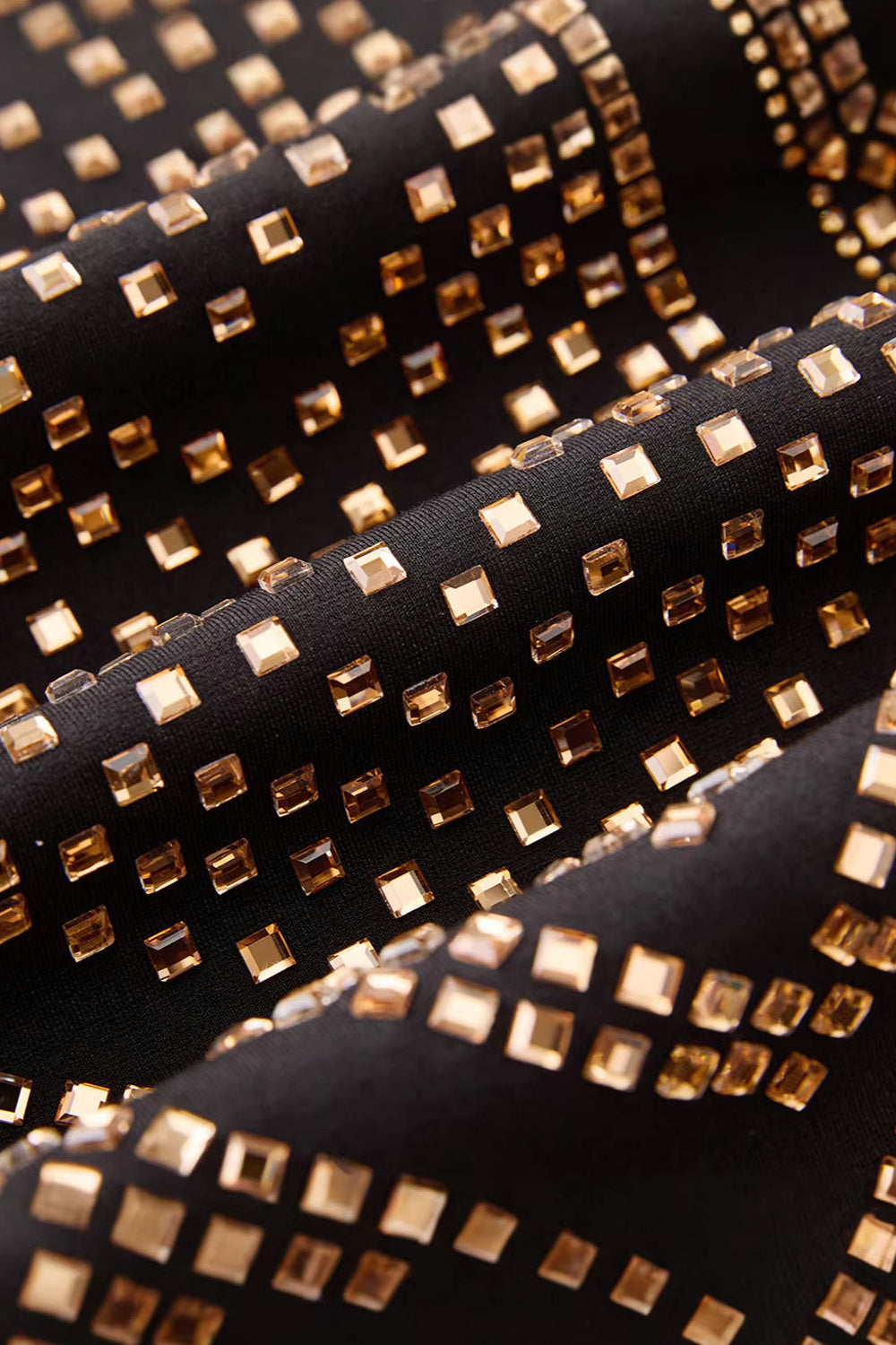 Sparkly Gold 2-piece Open Front Men's Prom Suits with Pockets