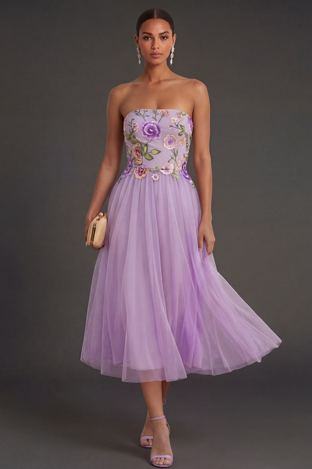 navy blue evening dresses Navy Blue Lace A-line Backless Prom Dress With Slit SP853