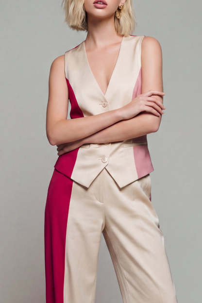 Light Khaki 2 Piece Single Breasted Work Suits