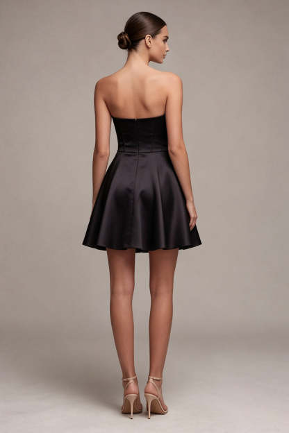 Corset A Line Sweetheart Little Black Dress