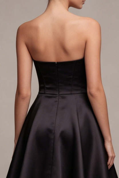 Corset A Line Sweetheart Little Black Dress
