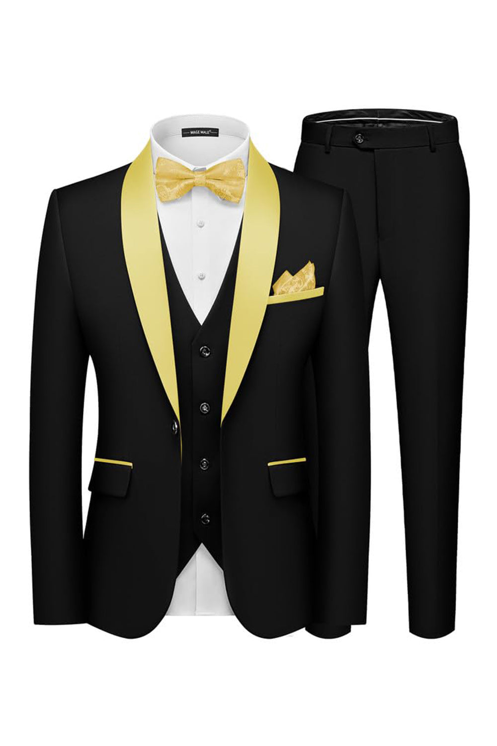 Shawl Lapel Dark Green One Button Men's Prom Suits