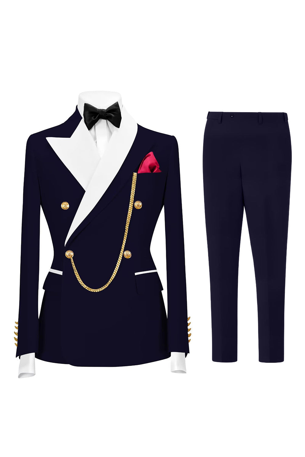 Sage Green Double Breasted Peak Lapel Men's Prom Suits