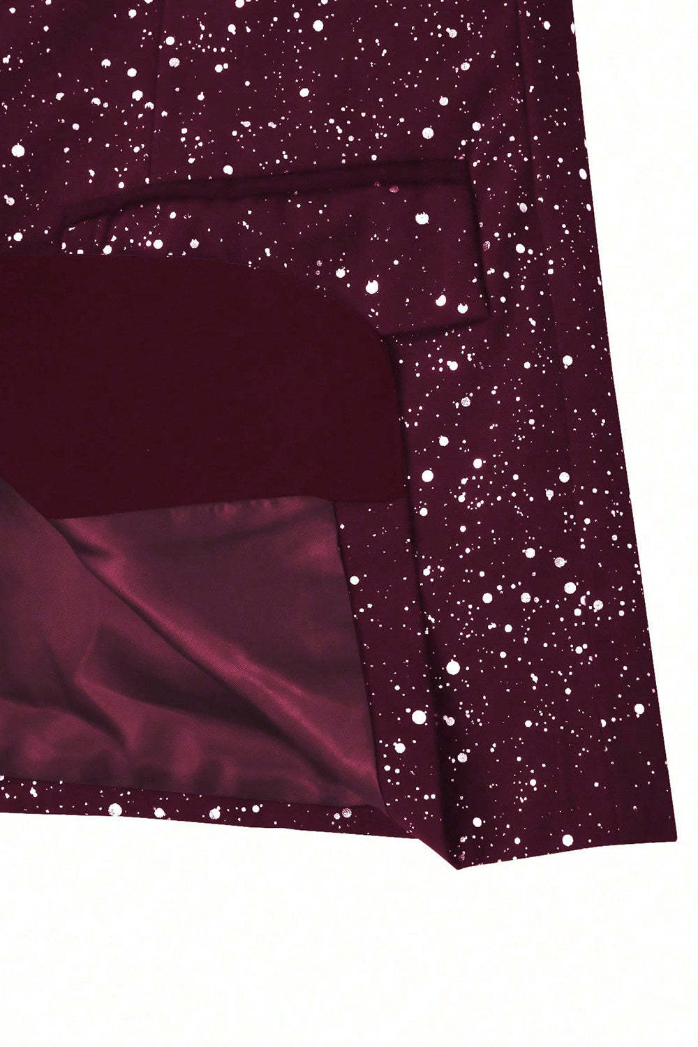 2 Piece Black Shawl Lapel One Button Glitter Men's Suits