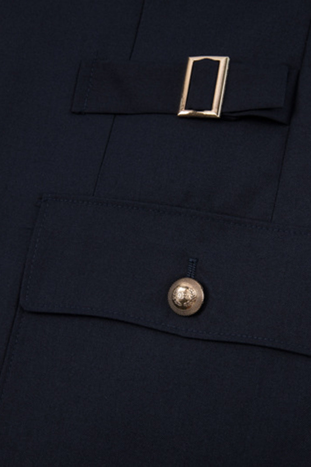 Dark Navy 2 Piece Single Breasted Men's Suits