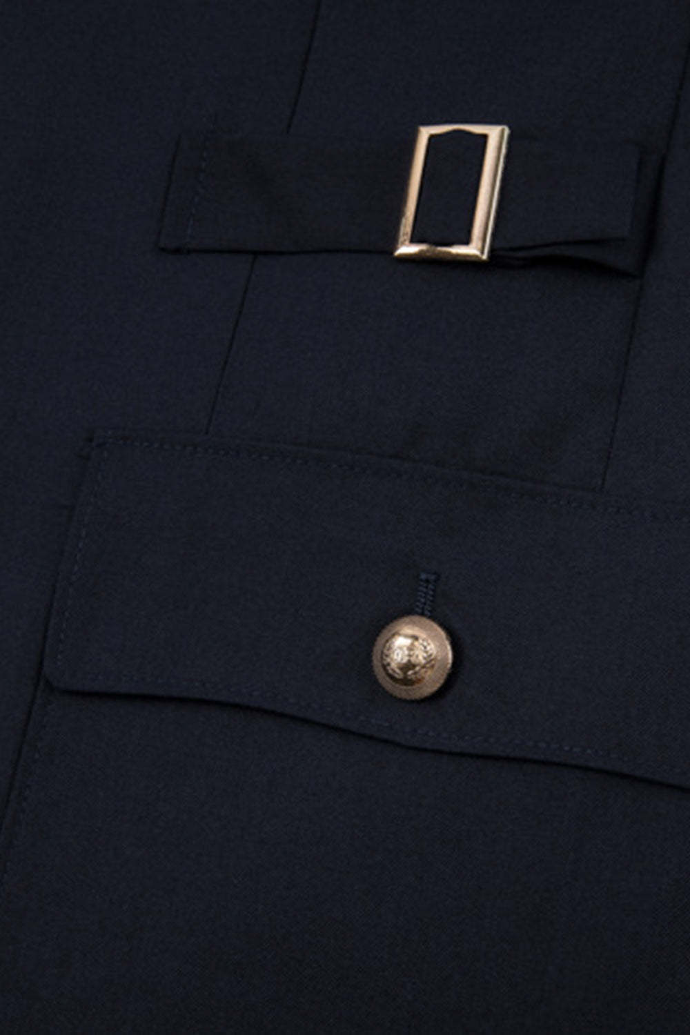 Dark Navy 2 Piece Single Breasted Men's Suits