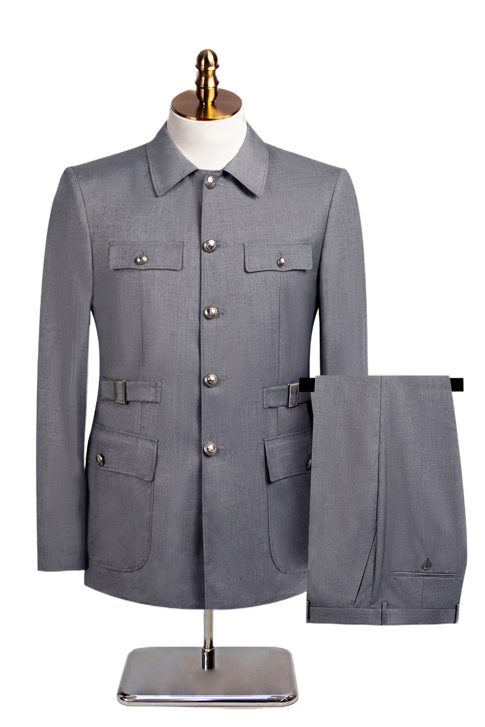 Dark Navy 2 Piece Single Breasted Men's Suits