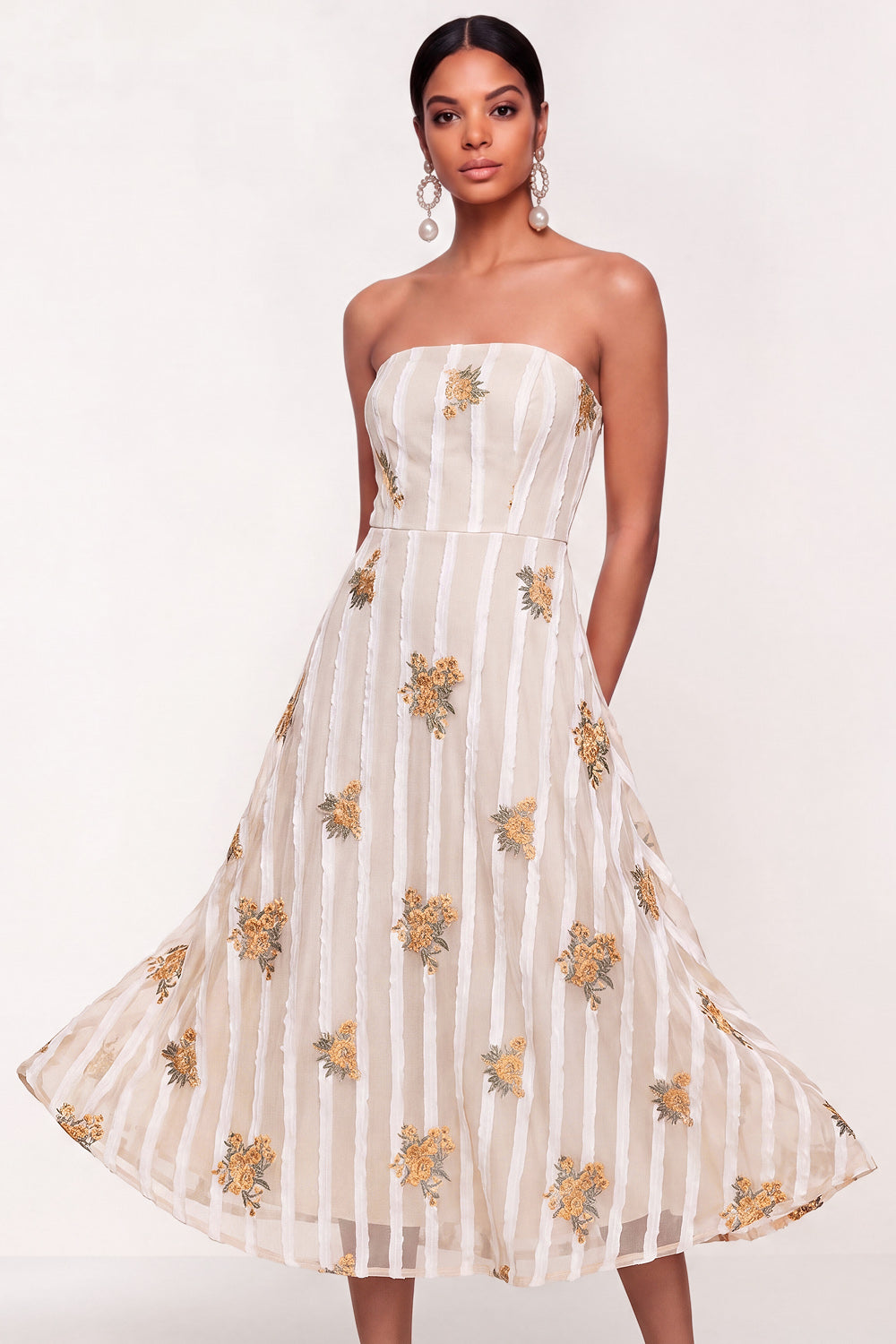 ivory wedding guest dresses Calming Dress shapes a halter neckline Wedding Guest Dresses | Dresses