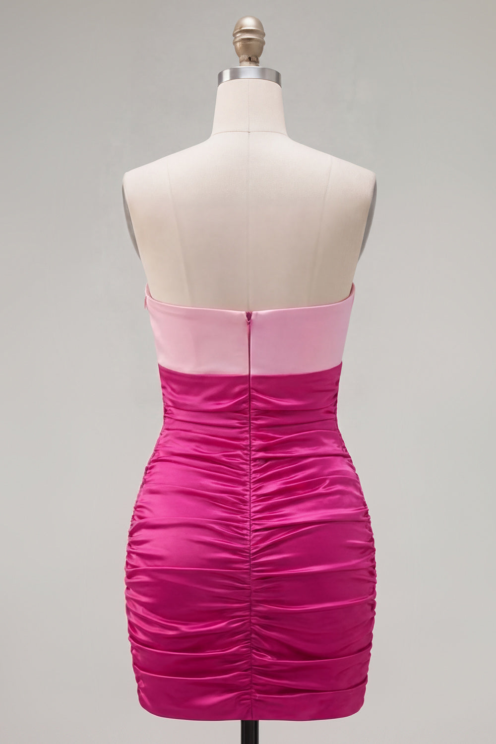 Red Orange Ruched Sweetheart Bodycon Short Homecoming Dress