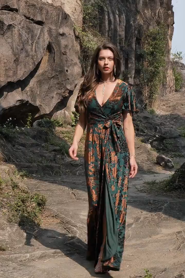 Dark Green Velvet A-Line Wedding Party Dress Dress with Sash
