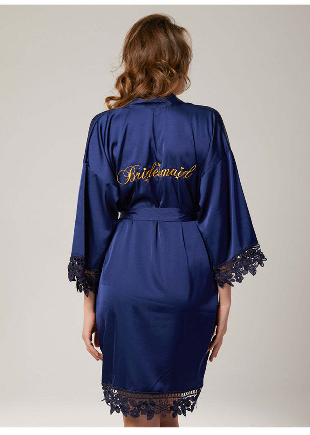 Satin Matching Bridal and Bridesmaid Robes