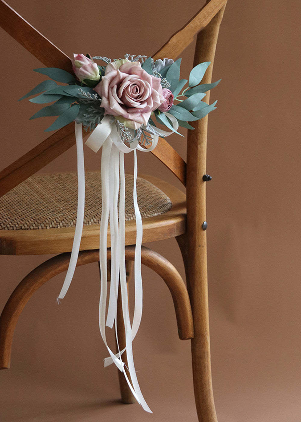 Set of 5 Wedding Artificial Flower Chair Decoration