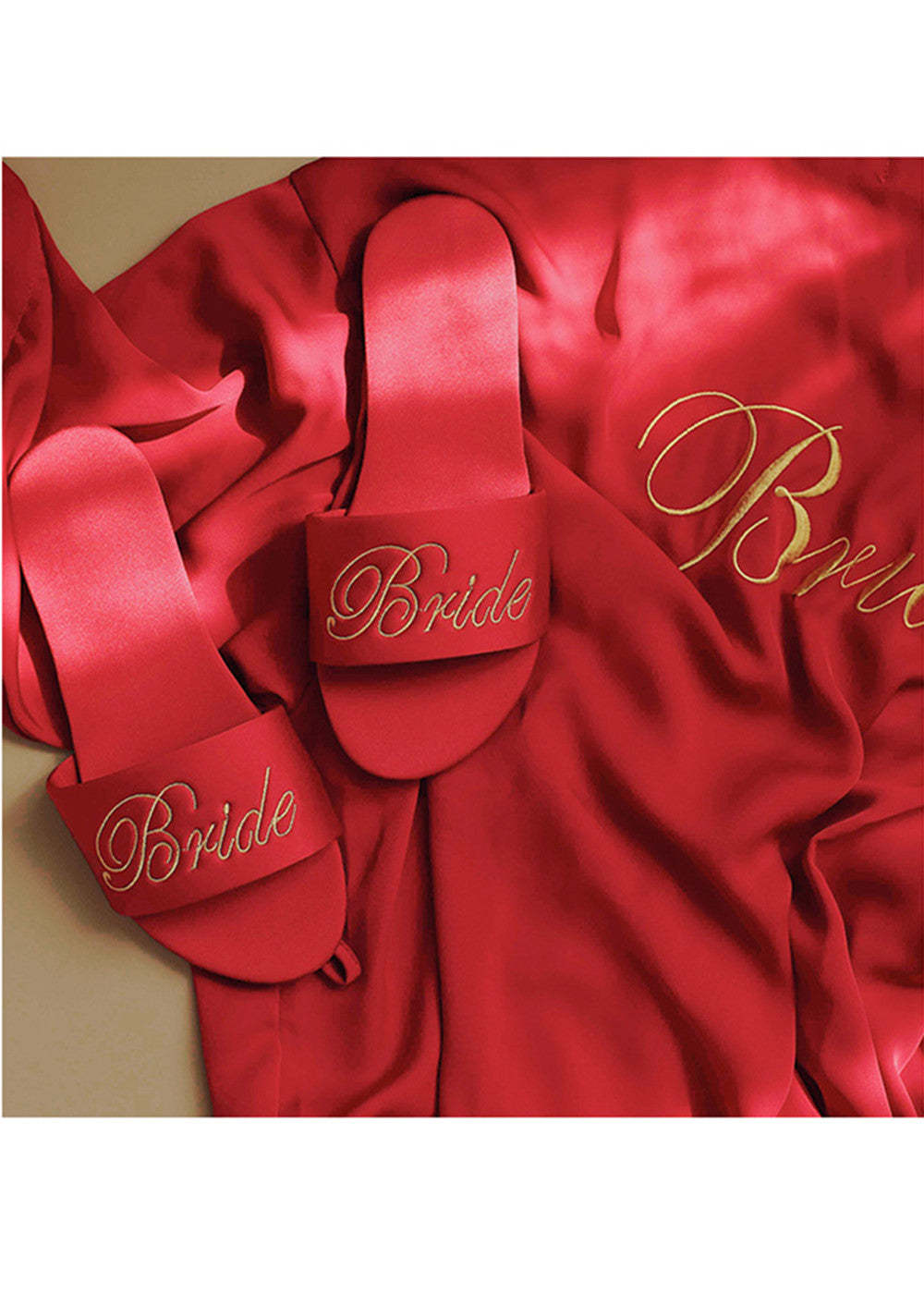 Wedding Satin Bride and Bridemaid Robes Set