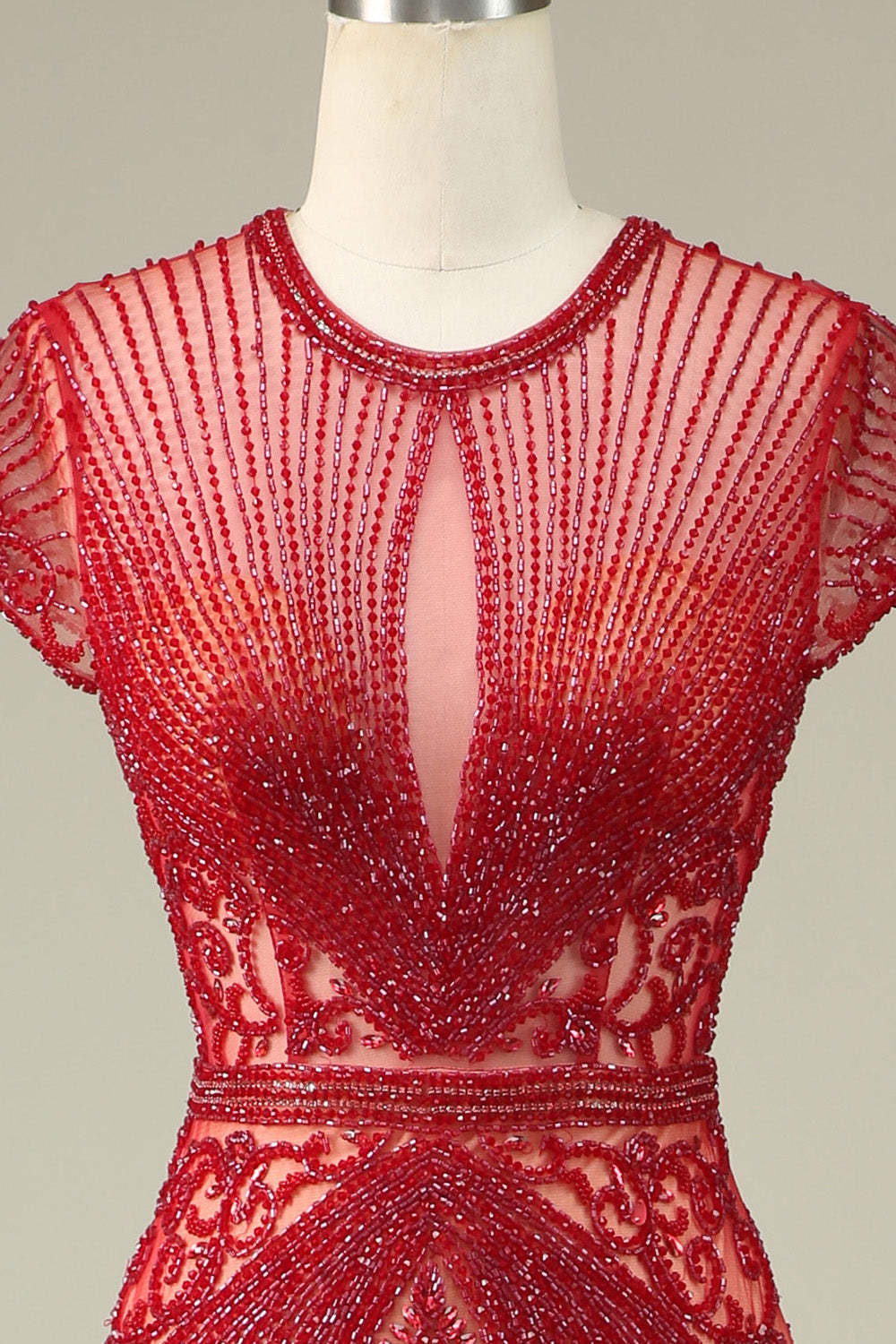 Mermaid Beaded Prom Dress