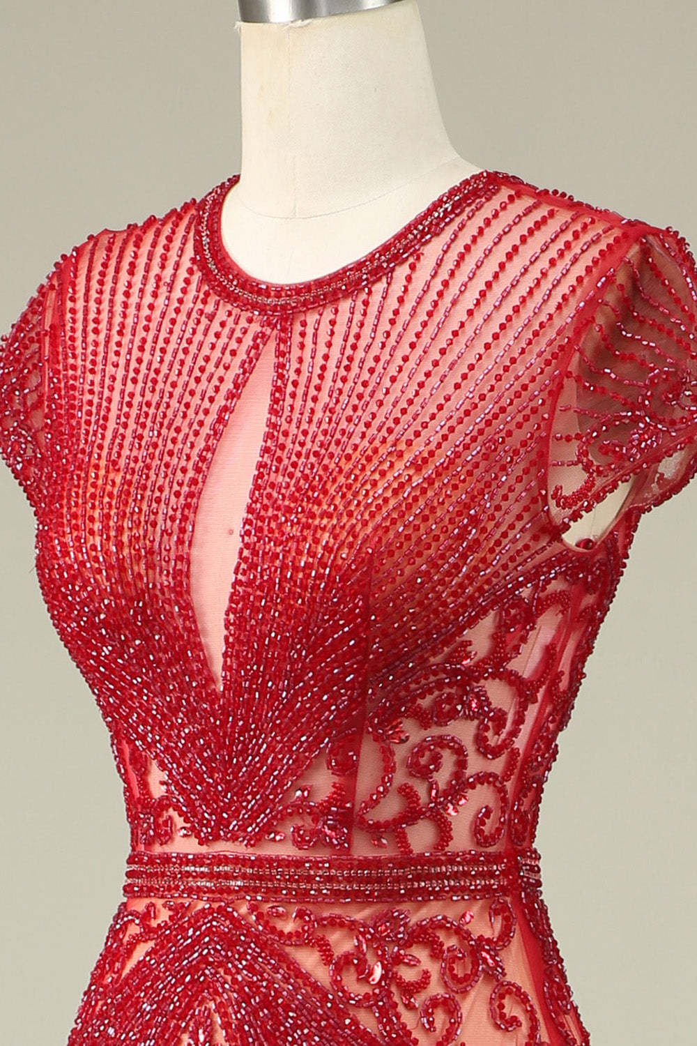 Mermaid Beaded Prom Dress