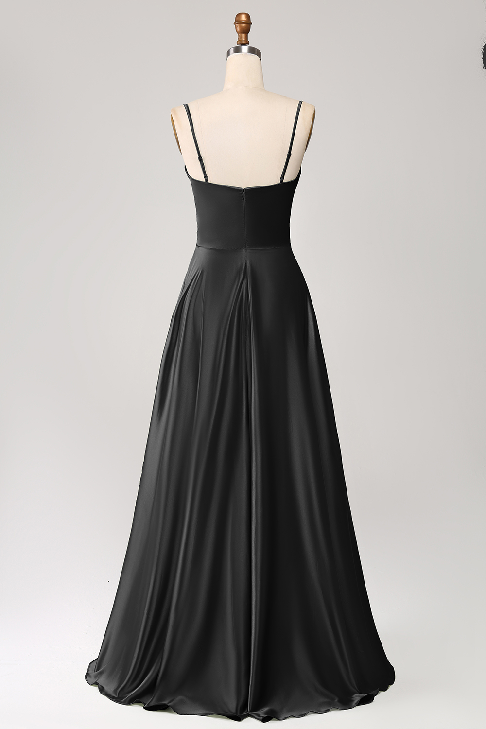 Green A Line Cowl Neck Prom Dress with Sequins