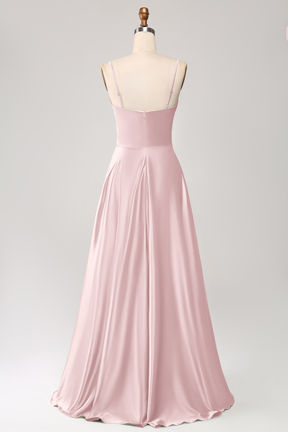 Green A Line Cowl Neck Prom Dress with Sequins