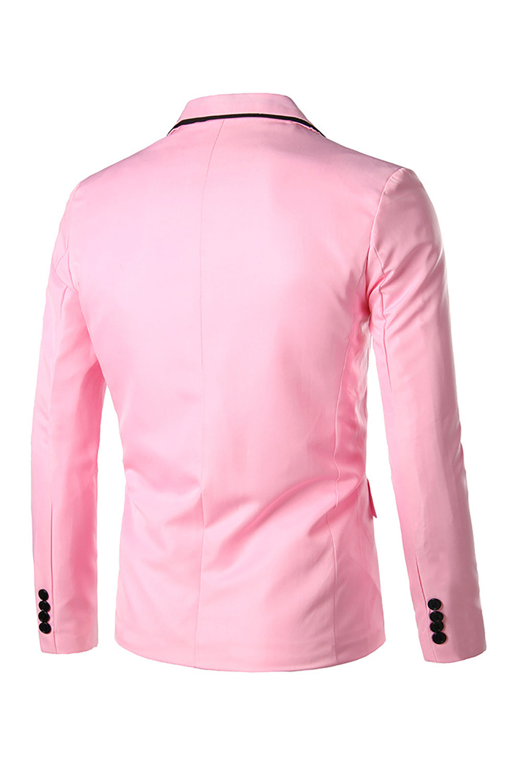 Pink Notched Lapel Men Prom Blazer