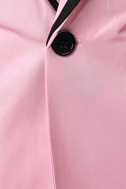 Pink Notched Lapel Men Prom Blazer