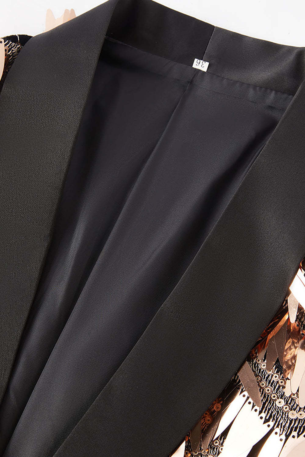 Glitter Golden Sequins Men's Blazer