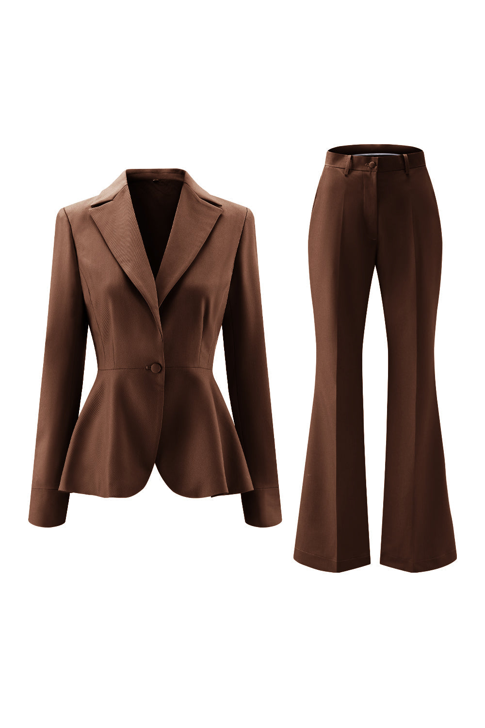 Grey Green 2 Piece Notched Lapel Women Prom Suits