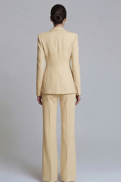 2 Piece Single Pink Breasted Slim Fit Peak Lapel Prom Suits