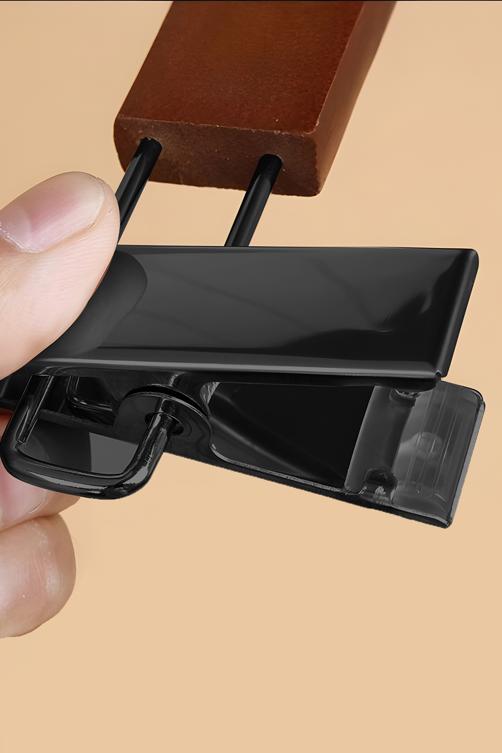 Customized Brown Engraved Wooden Hangers