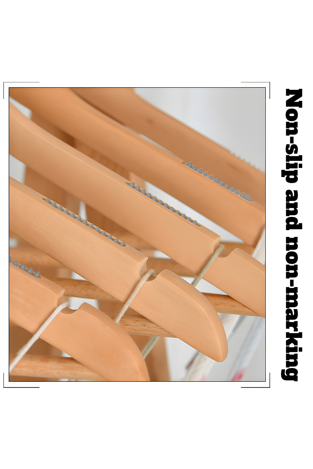 Customized Engraved Wooden Hangers with Pattern