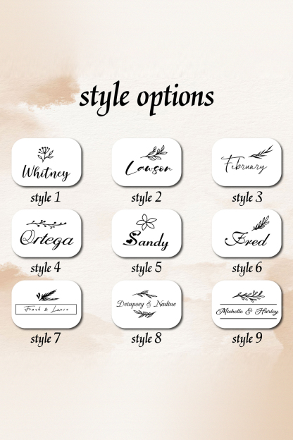 Customized Engraved Wooden Hangers with Pattern