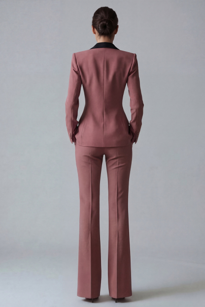 2 Piece Peak Lapel Dark Green Slim Fit Single Breasted Prom Suits