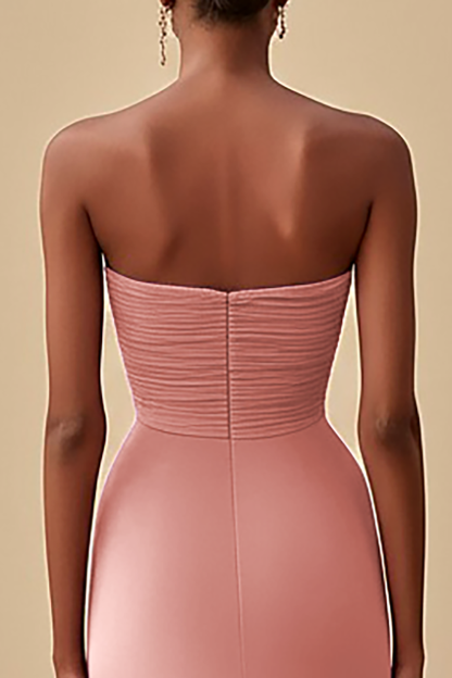 Elegant Black Chiffon Sheath Maxi Formal Dress with Slit