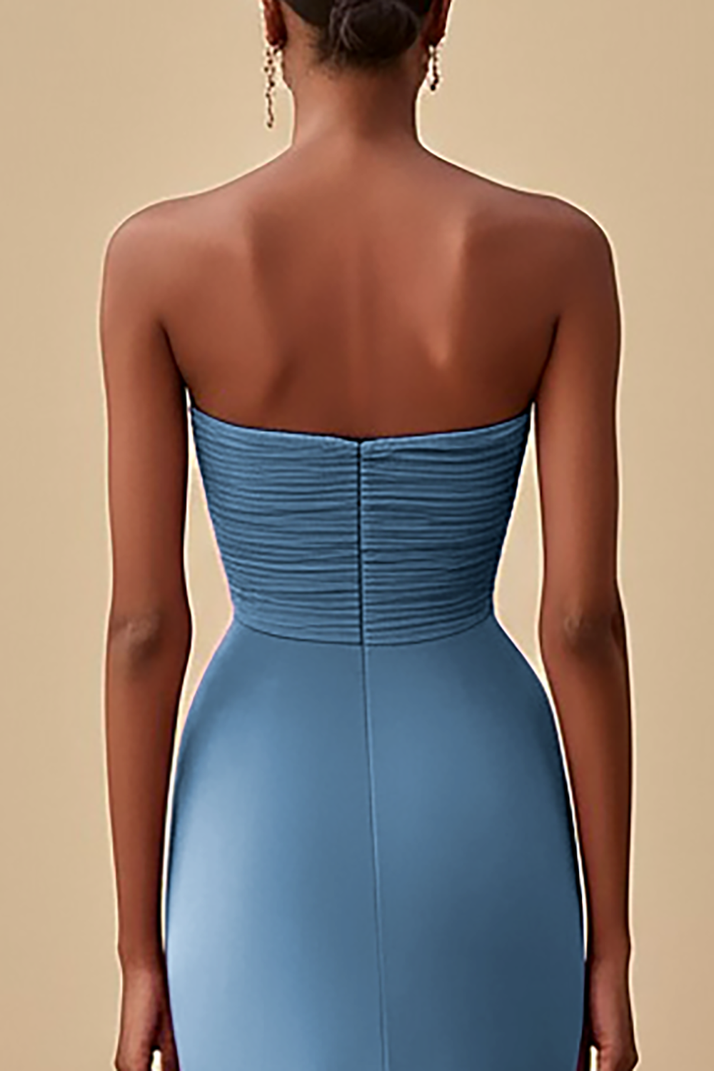 Elegant Black Chiffon Sheath Maxi Formal Dress with Slit