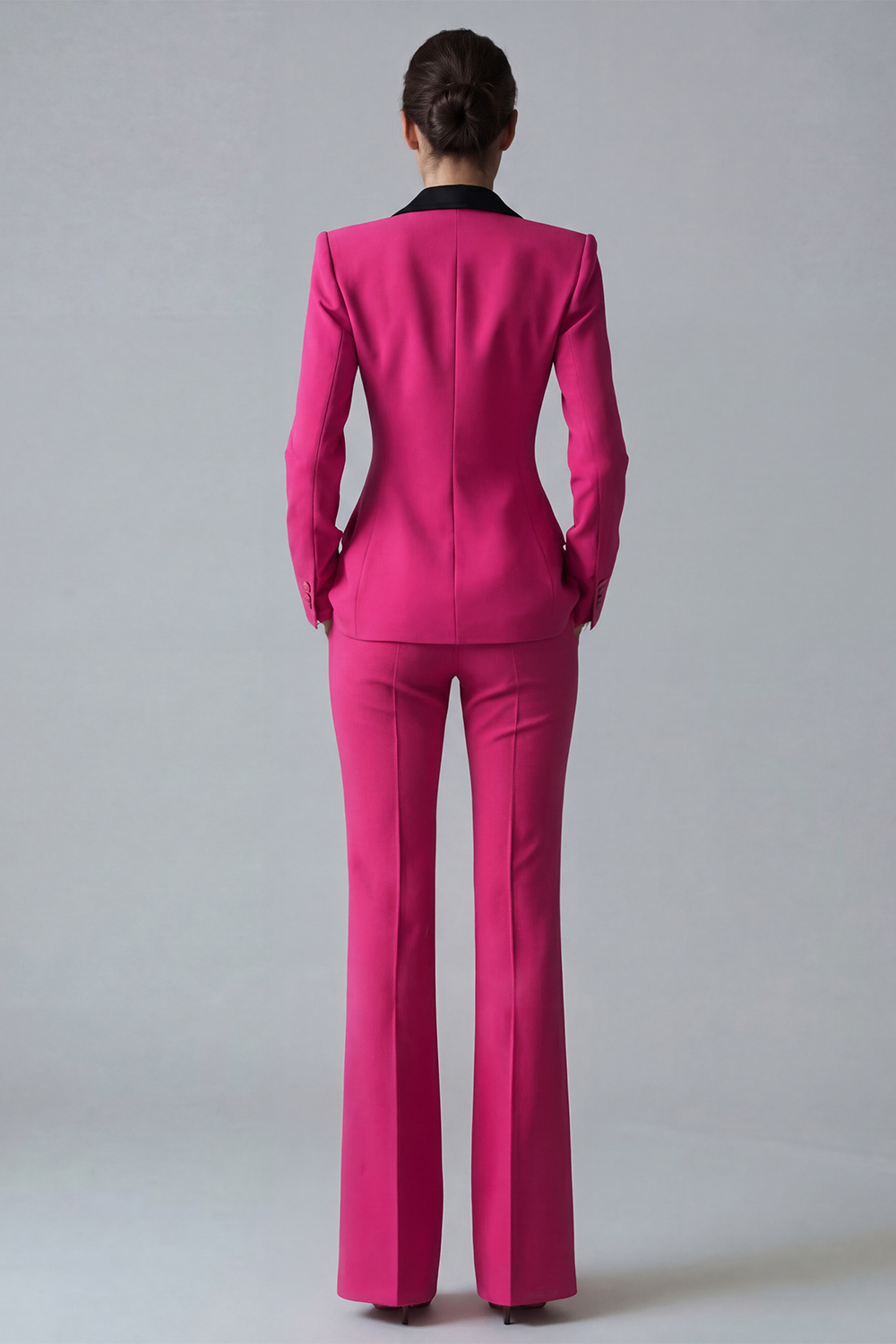 2 Piece Peak Lapel Dark Green Slim Fit Single Breasted Prom Suits