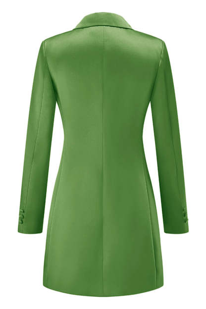 Champagne Peak Lapel Single Breasted Prom Blazer