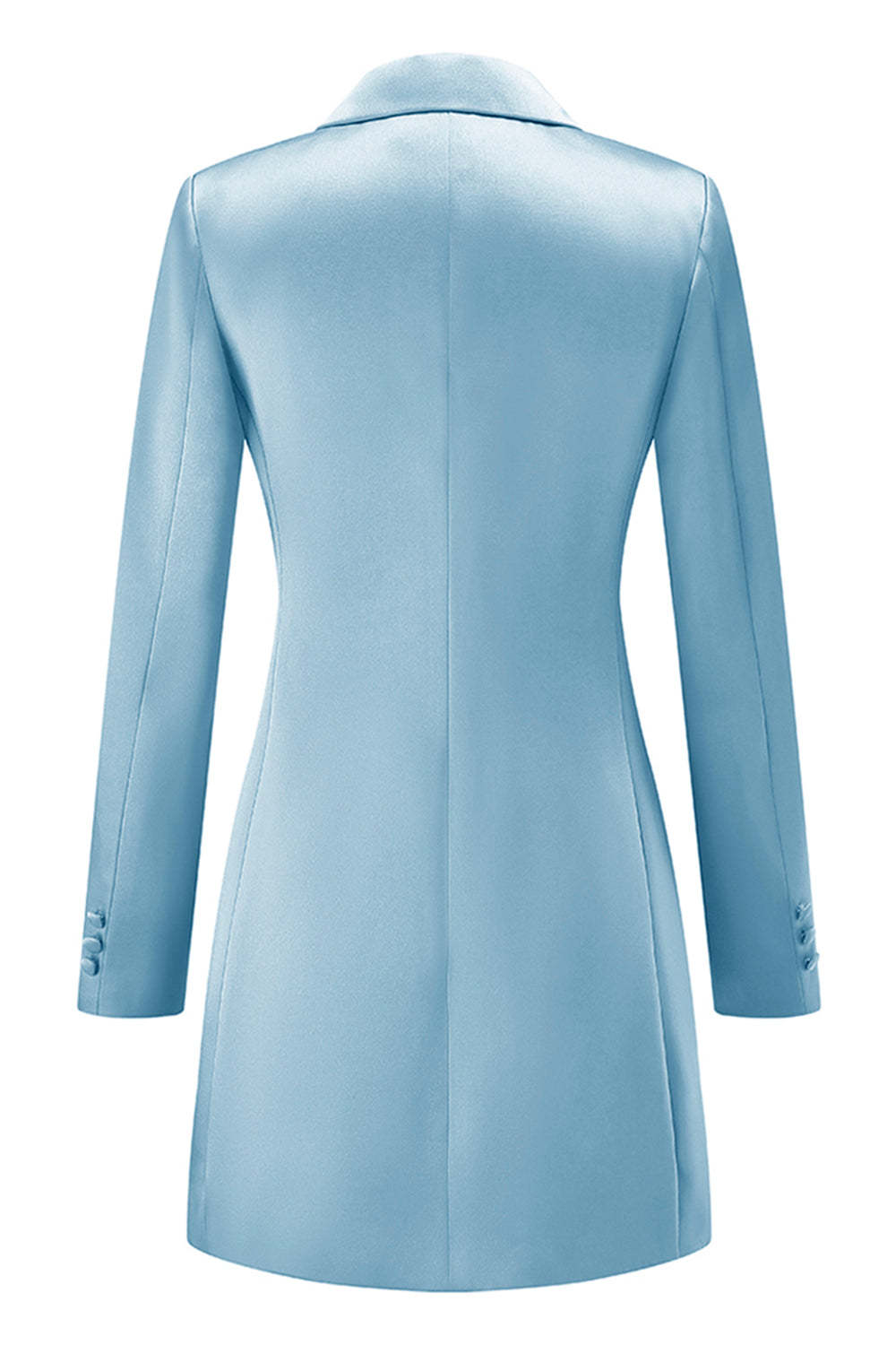 Champagne Peak Lapel Single Breasted Prom Blazer