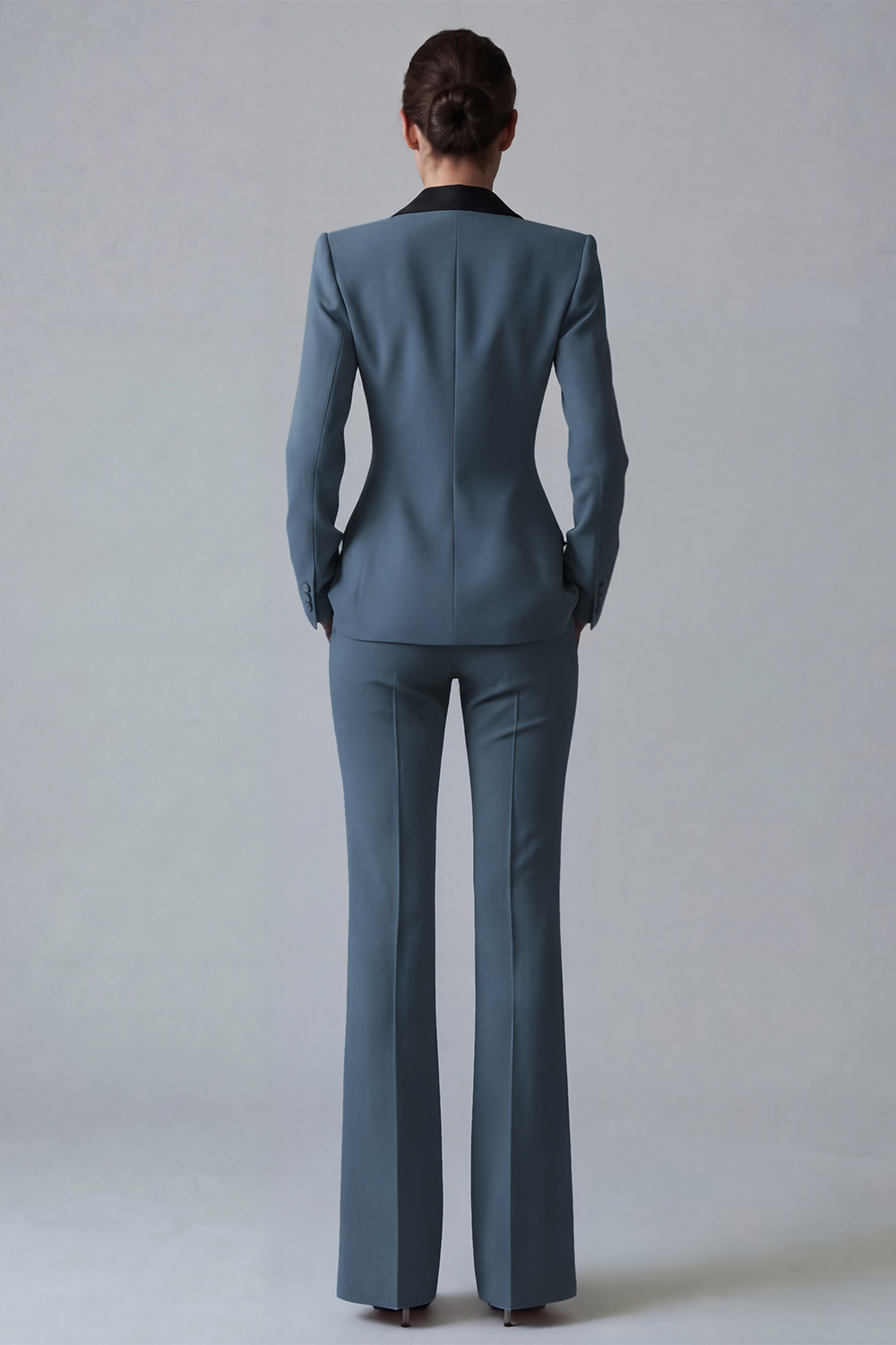 2 Piece Peak Lapel Dark Green Slim Fit Single Breasted Prom Suits