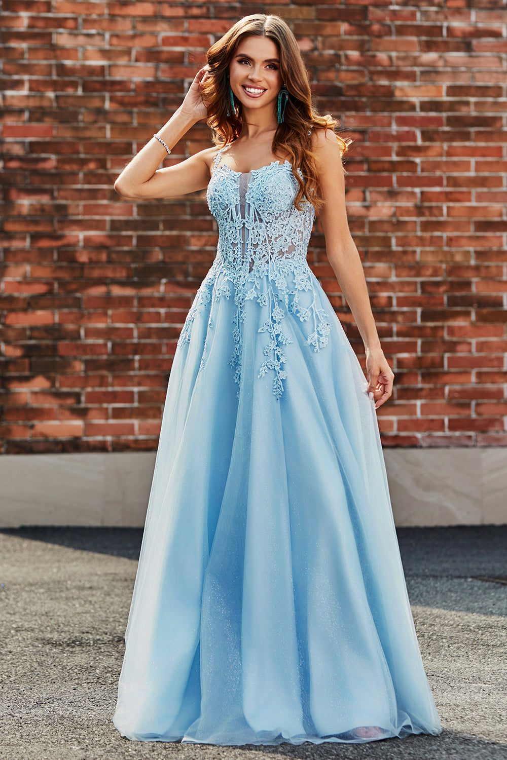 light blue prom dresses