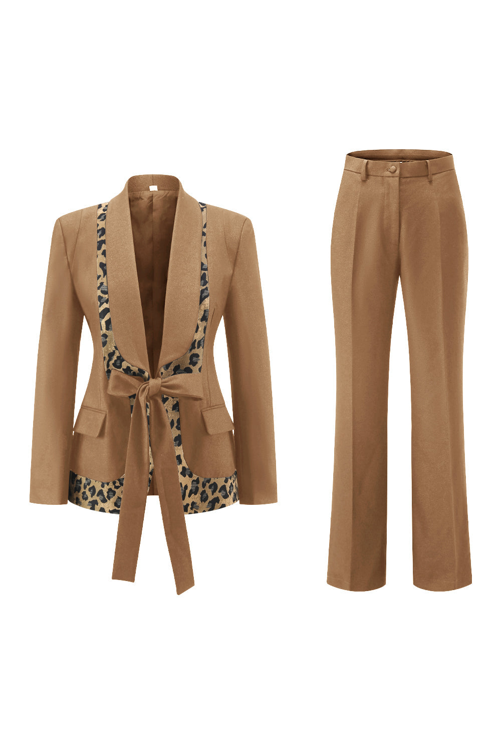 Black 2 Piece Shawl Lapel Women Prom Suits with Bow