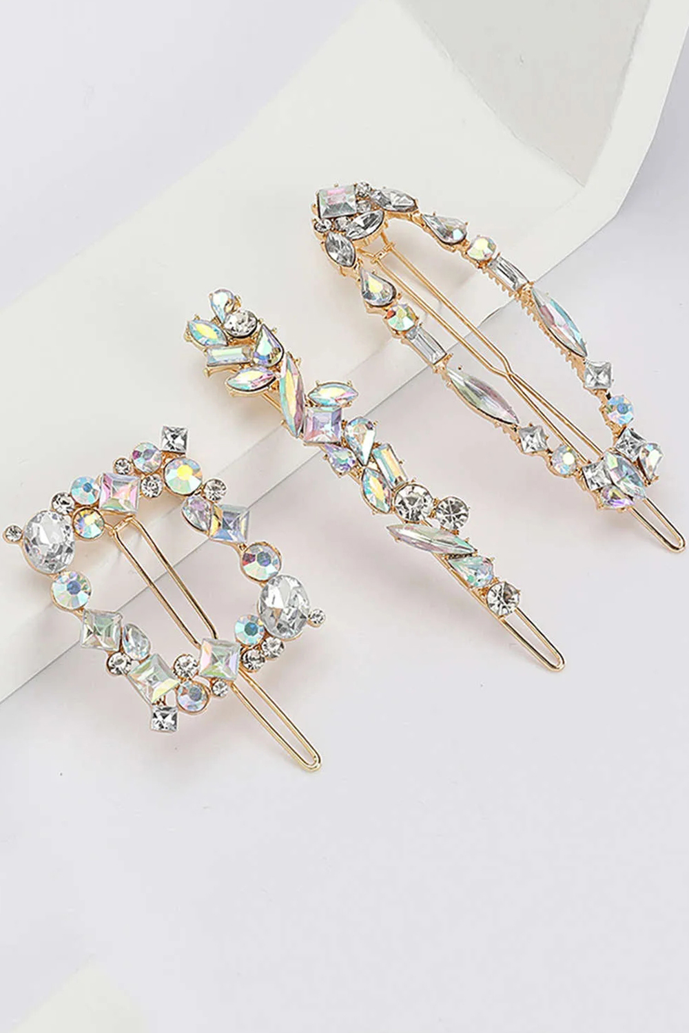 Crystal Hair Clip Set