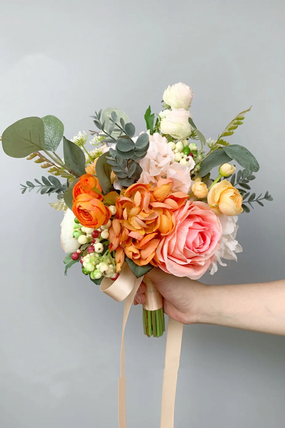 Wedding Orange Bouquet for Bridal