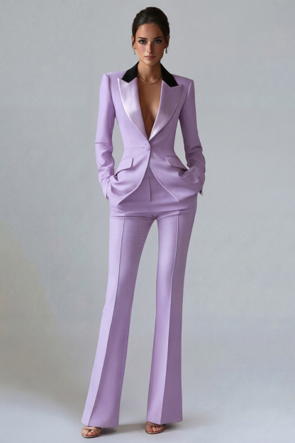 2 Piece Peak Lapel Dark Green Slim Fit Single Breasted Prom Suits