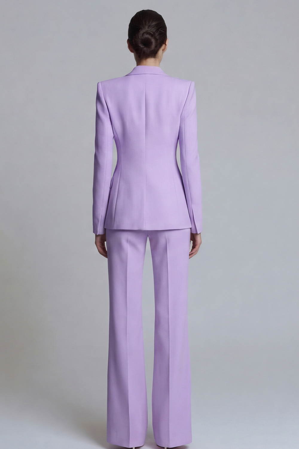 2 Piece Single Pink Breasted Slim Fit Peak Lapel Prom Suits