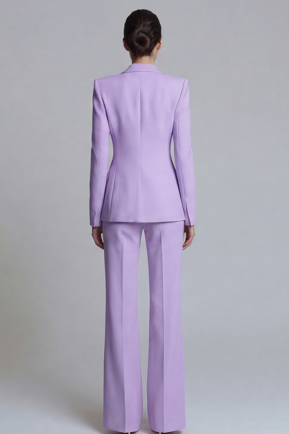 2 Piece Single Pink Breasted Slim Fit Peak Lapel Prom Suits