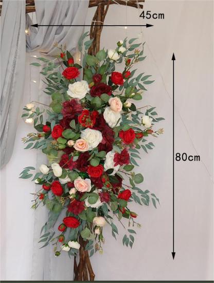 Pink Wedding Arch Floral Decoration