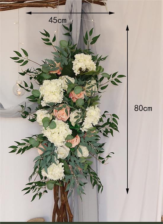 Pink Wedding Arch Floral Decoration